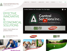 Tablet Screenshot of controlsolutionsinc.com